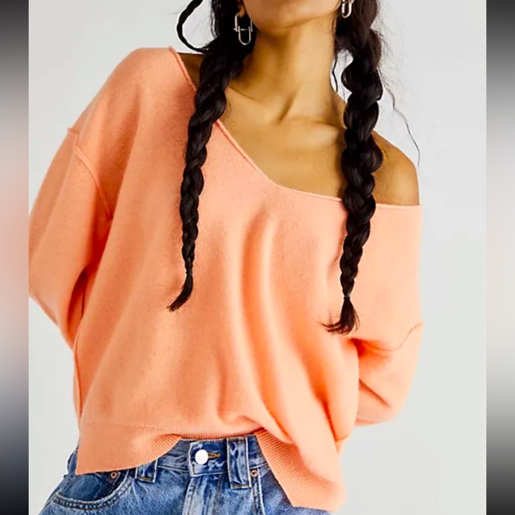 Free People Harmony Cashmere V Sweater